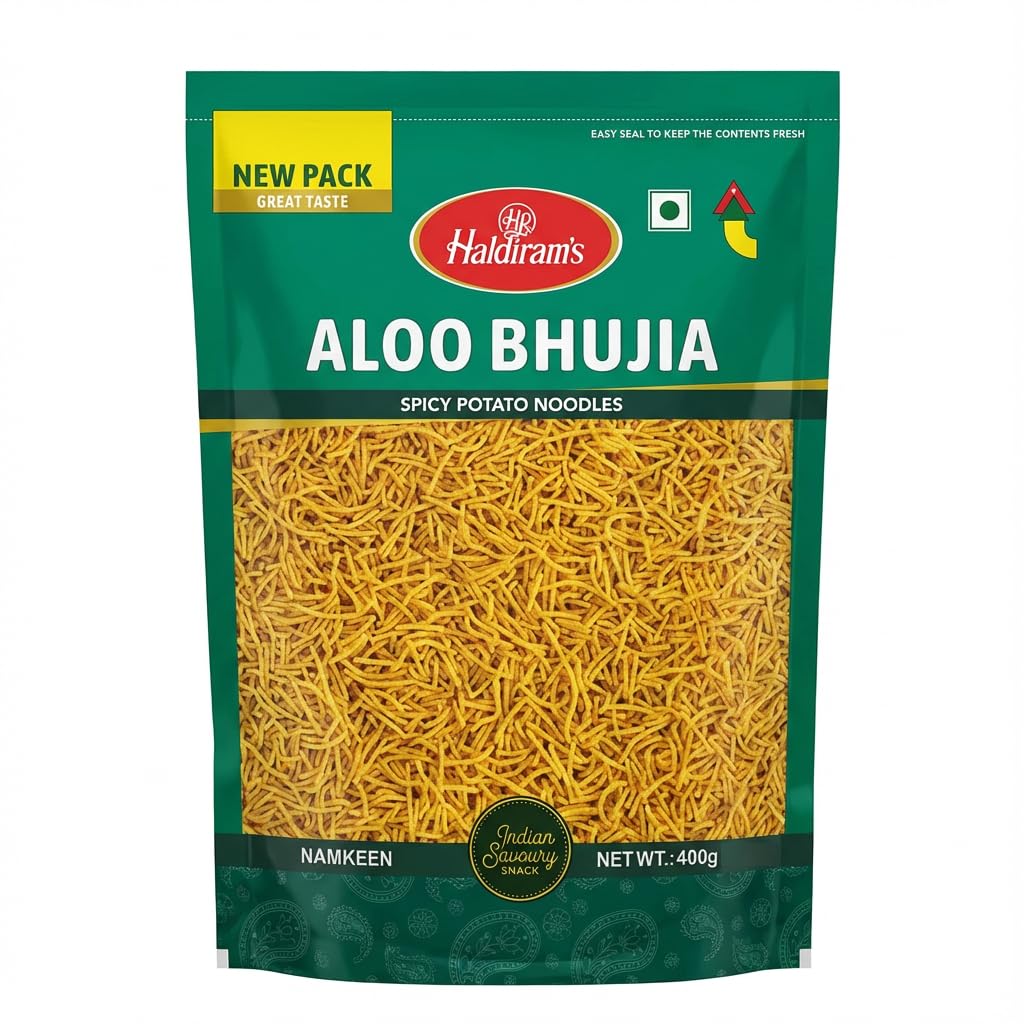 Haldiram's Namkeen - Aloo Bhujia, 400/420 G (may vary)