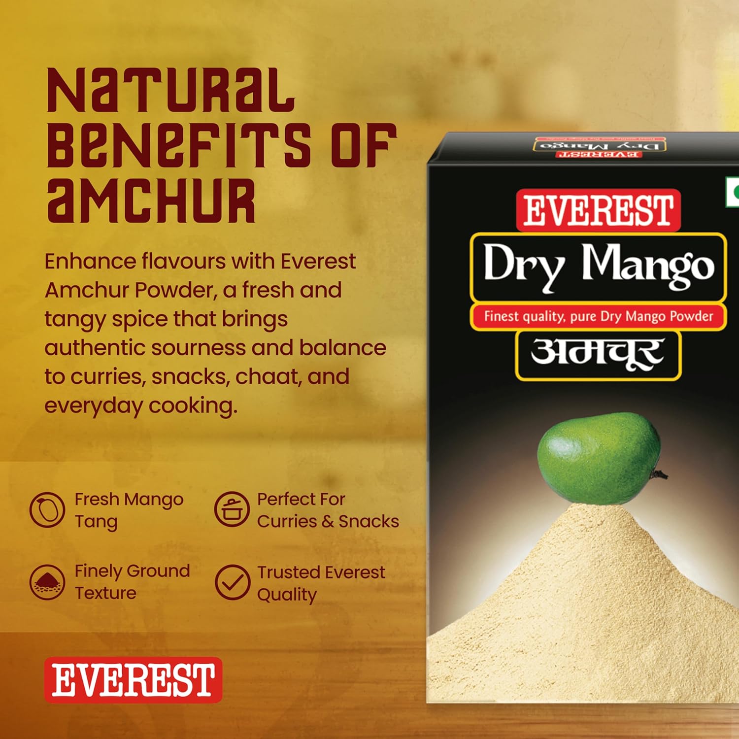Everest Amchur Powder, Carton,Dried,100 Gm