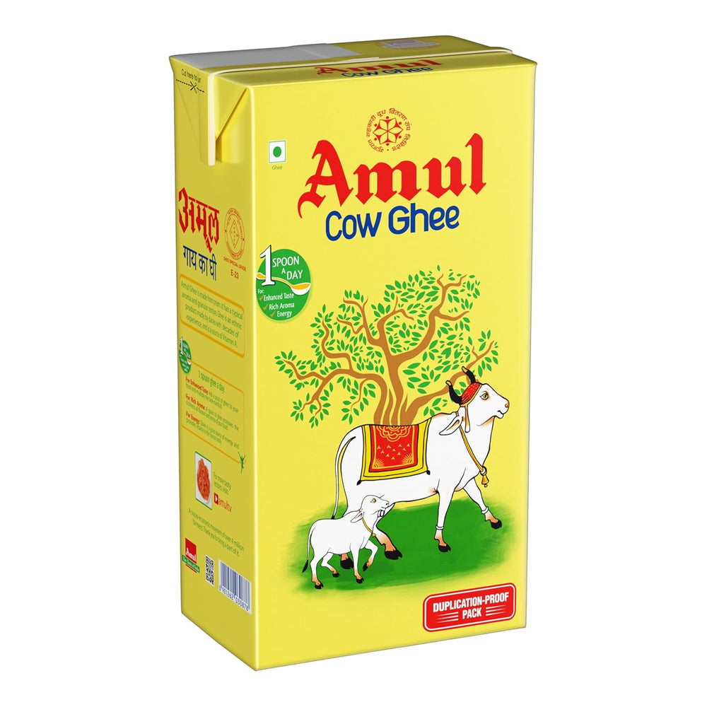 Amul Cow Ghee, 1 Liter Tetra Pk