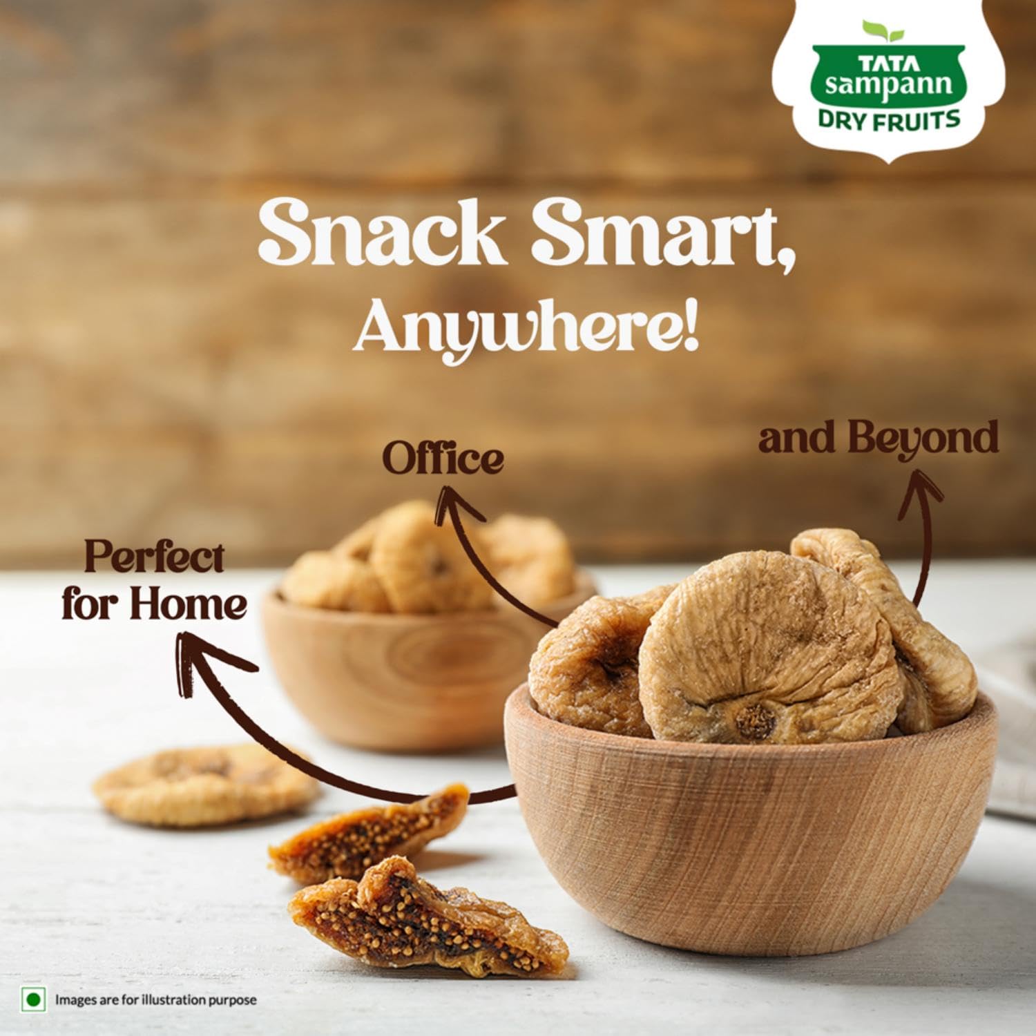 Tata Sampann Premium Anjeer (Dried Figs), 200g