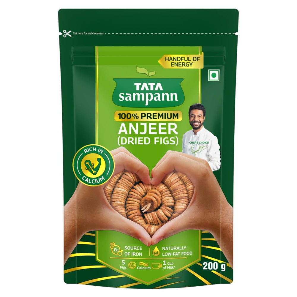 Tata Sampann Premium Anjeer (Dried Figs), 200g