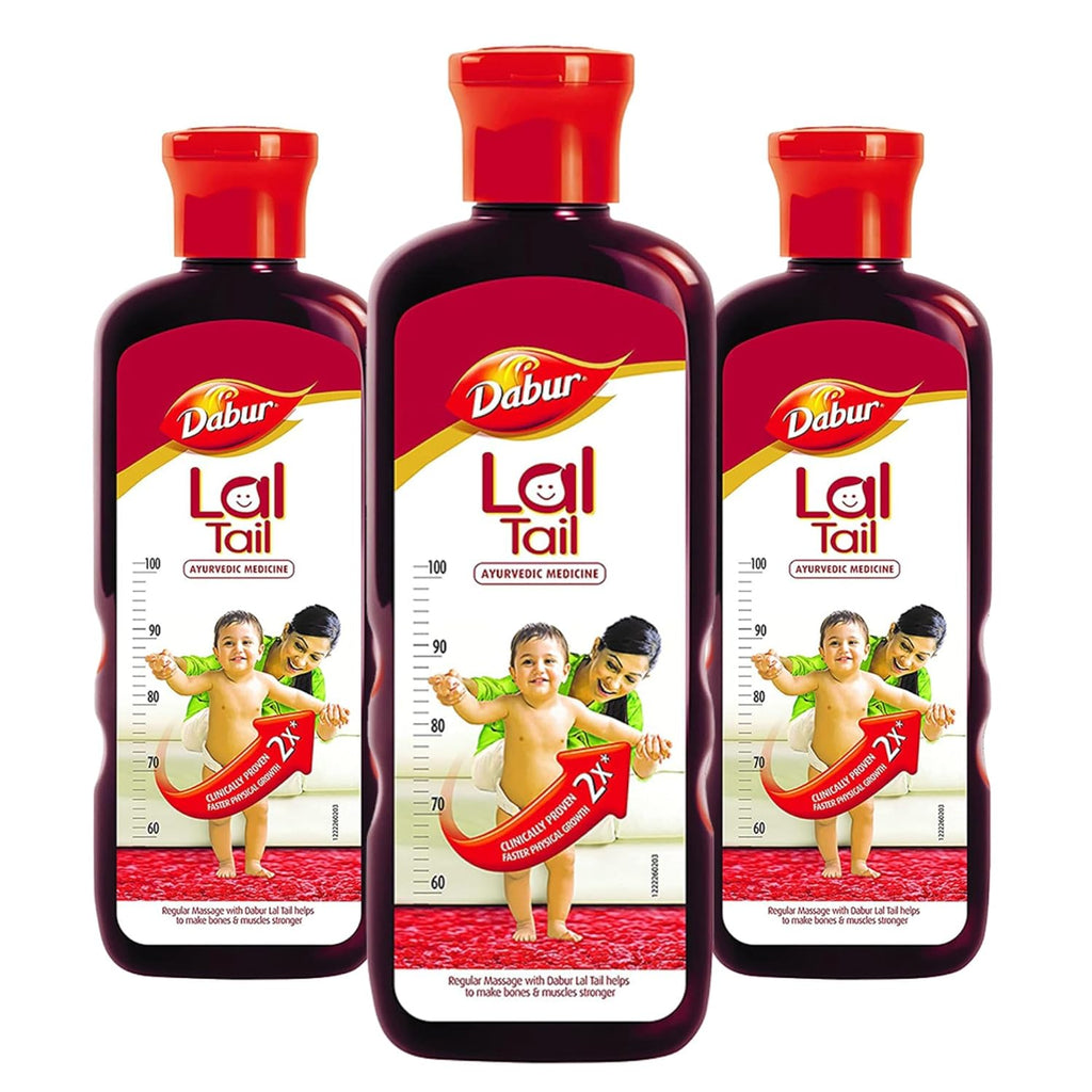 Dabur Lal Tail – 600ml (200ml, Pack of 3)