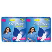 Stayfree Secure xl | Cottony Soft Sanitary Pads for Women | With LeakLock Technology | Odour Control | Absorbs upto 100% fluid | Up to 12 Hours of Protection | 40 Pads (Pack of 2)