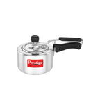 Prestige 1.5Litre Aluminium Nakshatra Svachh Innerlid Pressure Cooker|Deep lid for spillage control|Virgin Aluminium|Gas Compatible|Metallic Safety Plug|Sturdy Handles|5 Years warranty|ISI Certified