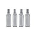 MILTON Prism 1000 Pet Water Bottle Set of 4, 1 Litre Each, Grey | BPA Free | 100% Leak Proof | Office | Gym | Home | Kitchen | Travel | Hiking | Treking
