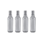 MILTON Prism 1000 Pet Water Bottle Set of 4, 1 Litre Each, Grey | BPA Free | 100% Leak Proof | Office | Gym | Home | Kitchen | Travel | Hiking | Treking