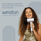Winston Digital Smart Ionic Hair Dryer 2000 Watts Fast Drying with LED Display, Dual Speed & Heat Settings, All Hair Types, Lightweight