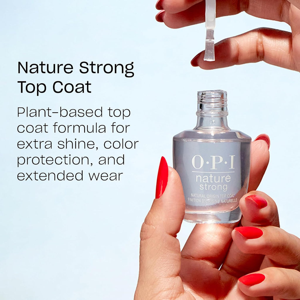 O.P.I Top Coat | 15 ml | Transparent Nail Paint with High Gloss Finish | Clear Top Coat Nail Polish | Long Lasting, Protects Against Chipping of Nail Lacquer