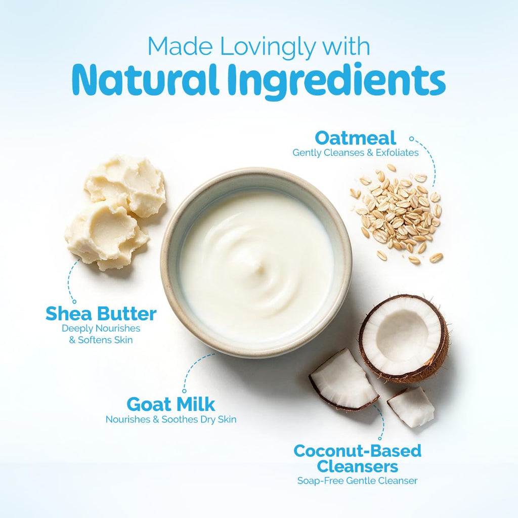 Mamaearth Moisturizing Bathing Bar For Babies - 75 g x 2 | Infused with Goat Milk, Oatmeal and Shea Butter | Gently Cleanses, Retains Moisture, Balanced at 5.5 pH
