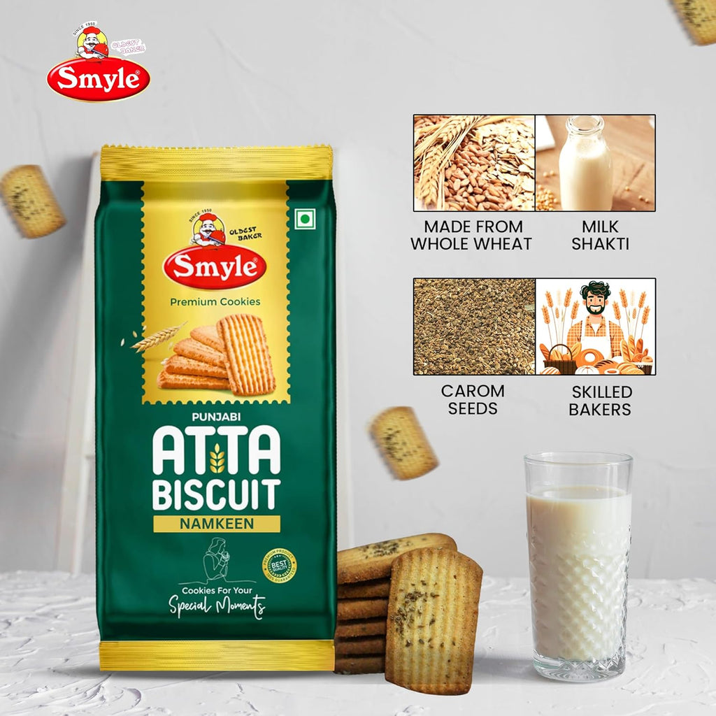 Smyle | Punjabi Atta Biscuits