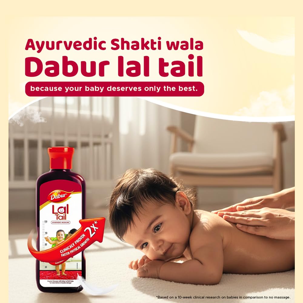 Dabur Lal Tail – 600ml (200ml, Pack of 3)