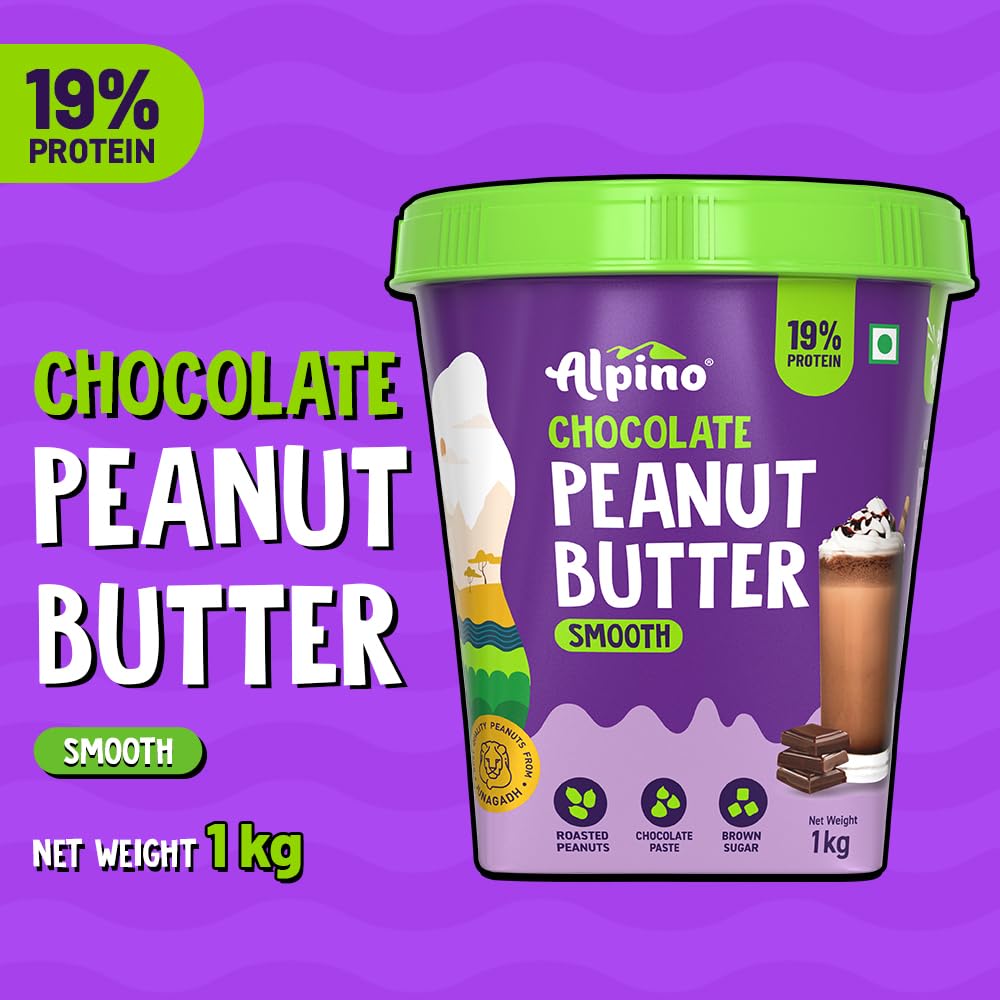ALPINO Chocolate Peanut Butter Smooth 1kg