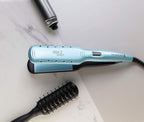 Remington S7350 Wet2straight Wide Plate Hair Straightener | For Wet & Dry Use, Drying & Straightening Hair, Argan Oil Care and Vitamin E | Heat-Activated Anti-Frizz Micro Active Ingredients, 140-230°C| 5 Year Guarantee