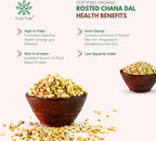 Pure Tree Certified Organic Rosted Chana Dal | 350 g