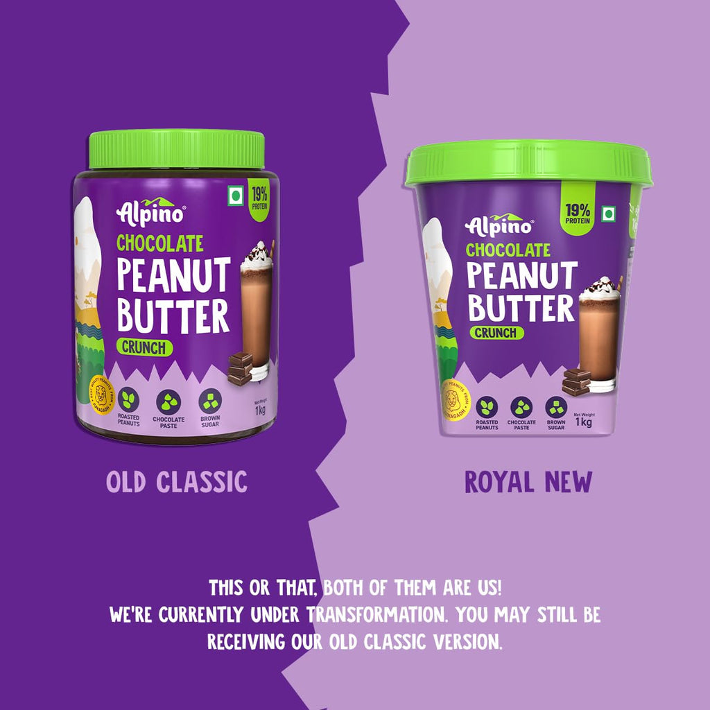ALPINO Chocolate Peanut Butter Smooth 1kg