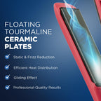 Ikonic Professional Vibe Hair straightener-Peach| Straightener with AI Technology| Ceramic Floating Plates| Ionic Technology| Easy to Use