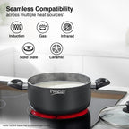Prestige Omega Deluxe Granite Sauce Pan with Lid, 240mm