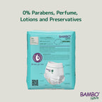 Bambo Nature Premium Baby Pants Diapers for Baby Large Size (7-12 Kgs) Super Absorbent, Breathable, Extra Soft, Dermatologically Tested, Hypoallergenic Nappies With Wetness Indicator, 100 Count