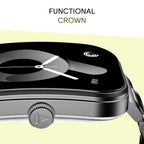 boAt Wave Sigma 3 Curv Smartwatch with 2.01” (5.33 cm) Immersive Curved Display, Metallic Finish, Functional Crown, BT Calling, Sleep, Stress, Heart Rate & SpO2 Monitoring, SOS, IP68 (Black Steel)