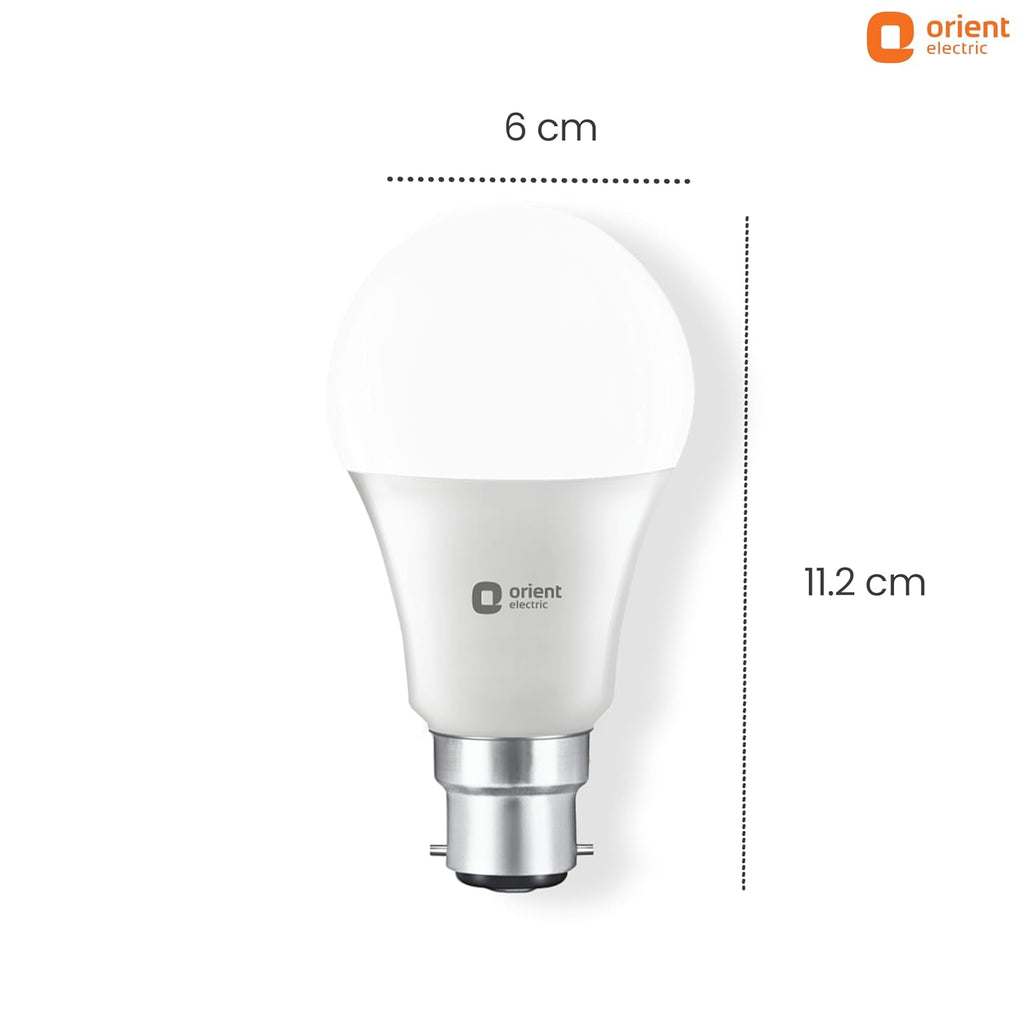 Orient Electric Motion Sensor Motion Sensor Energy Saving Automatic On/Off 10W LED Bulb, 6500K (Pack of 2)