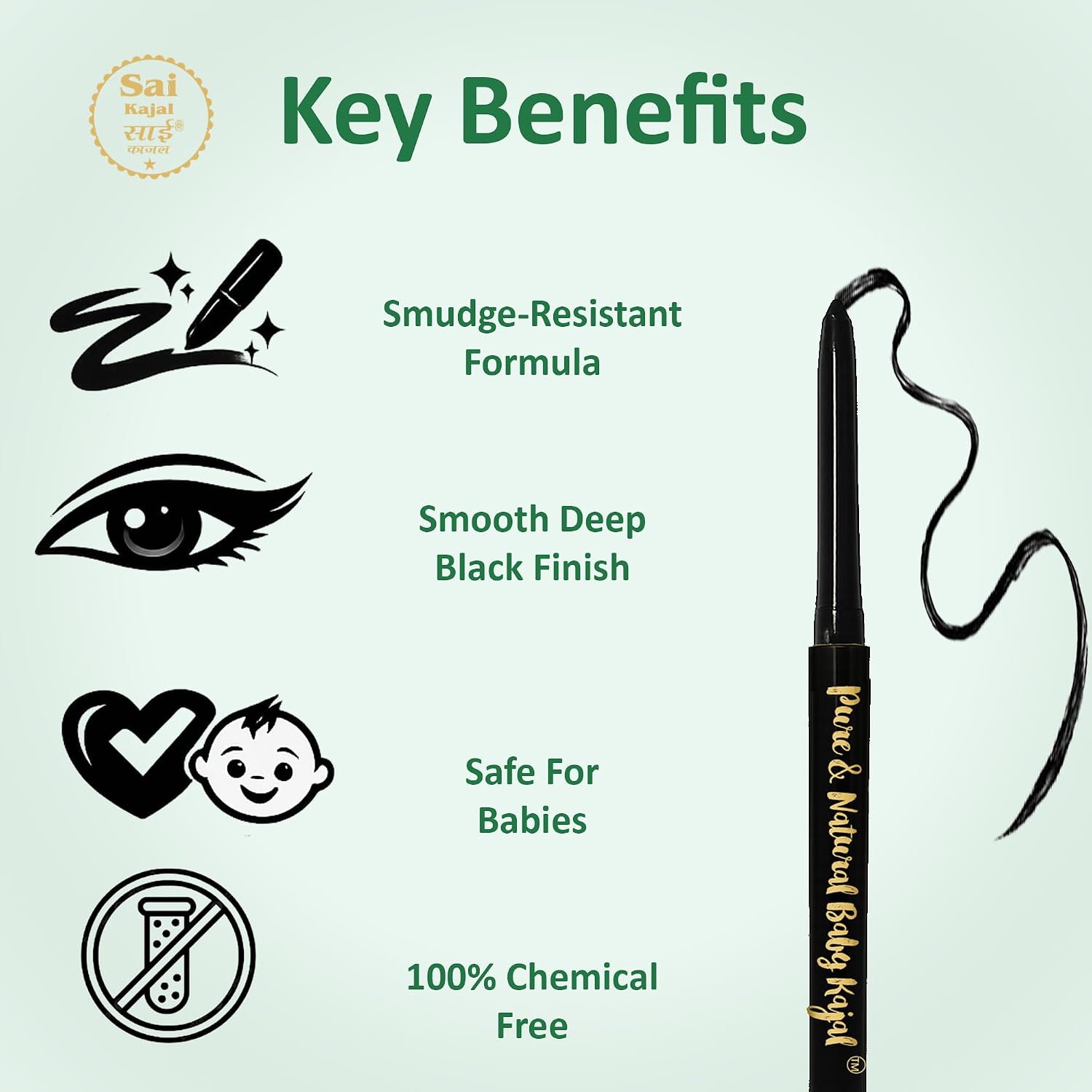 Sai™ Baby Kajal Pencil for Newborn