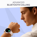 boAt Lunar Discovery Neo, 1.39" (3.5 cm) Round HD Display, Premium Metallic Finish, Animated Watchfaces, 100+ Sports Mode, Bluetooth Calling, Smart Watch for Men & Women (Cherry Blossom)