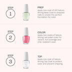 O.P.I Top Coat | 15 ml | Transparent Nail Paint with High Gloss Finish | Clear Top Coat Nail Polish | Long Lasting, Protects Against Chipping of Nail Lacquer