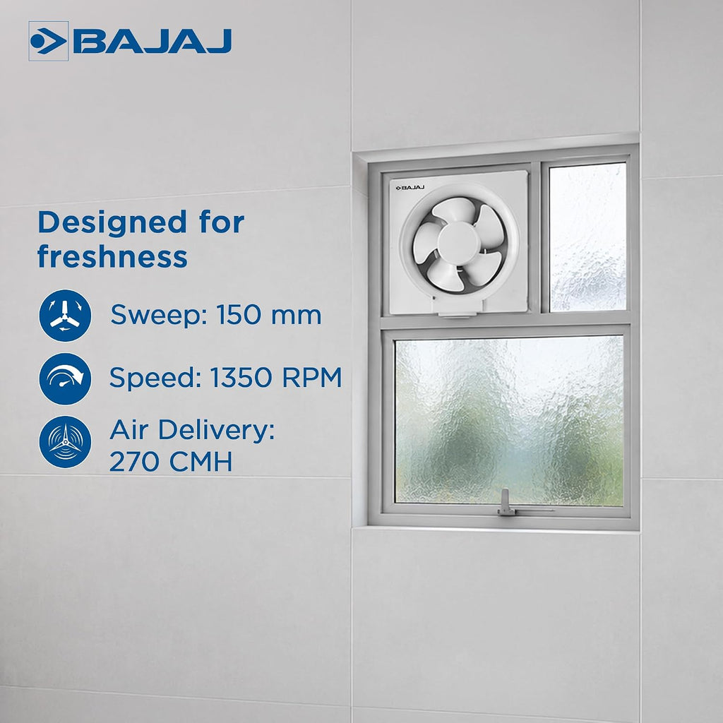 AIROUT 150 MM WHITE DOM EX FAN