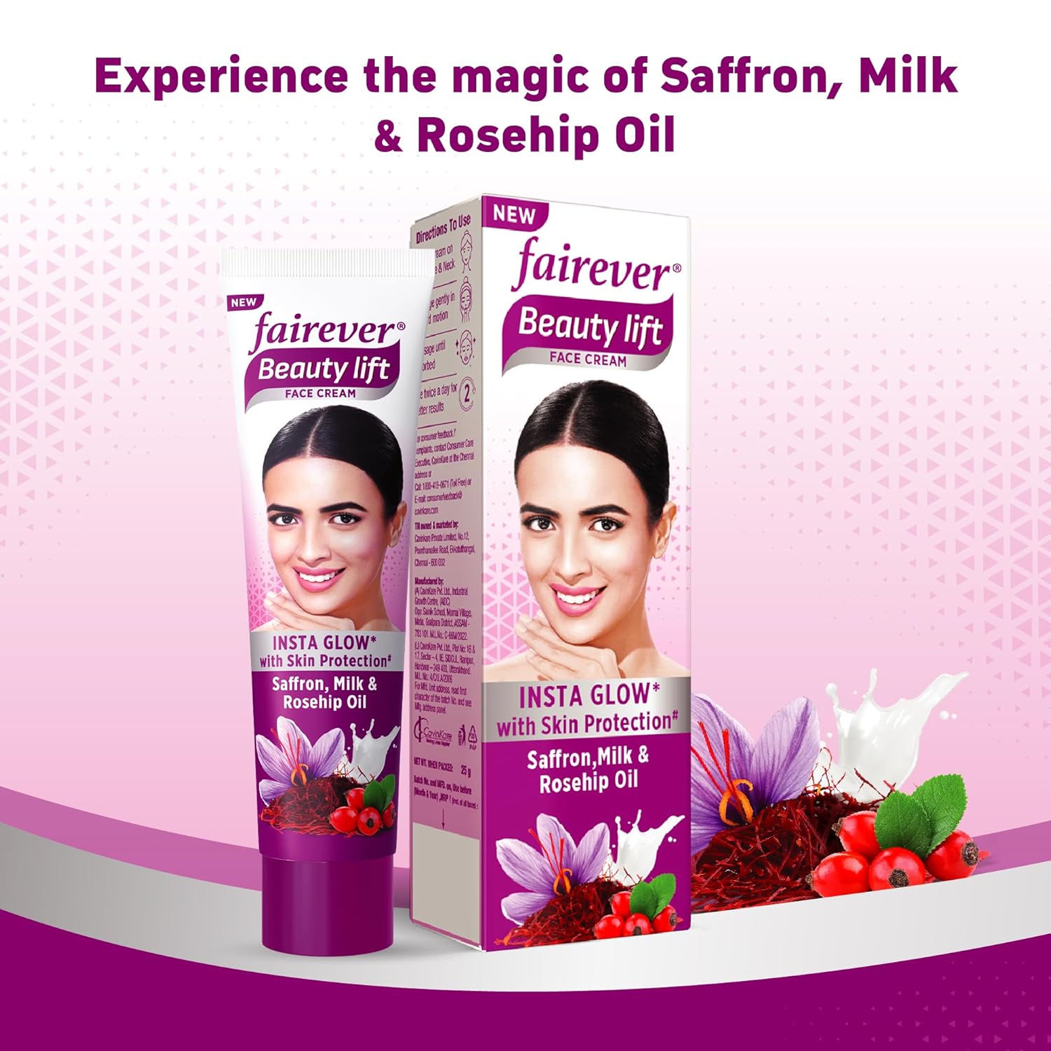 Saffron, Milk & Rosehip Oil Face Cream, 50g
