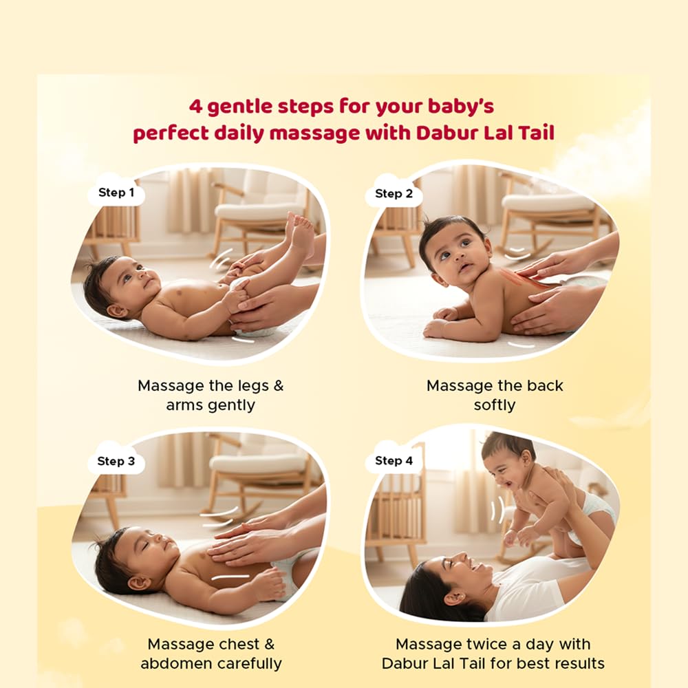 Dabur Lal Tail – 600ml (200ml, Pack of 3)