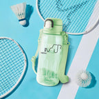 MILTON Regan 850 2-in-1 Lid Sip or Gulp Water Bottle | Sturdy Handle And Strap I BPA Free| Food-Grade | One-Touch Open | Leak-Proof | Ideal for Office, School, College, Gym | 836ml, Green
