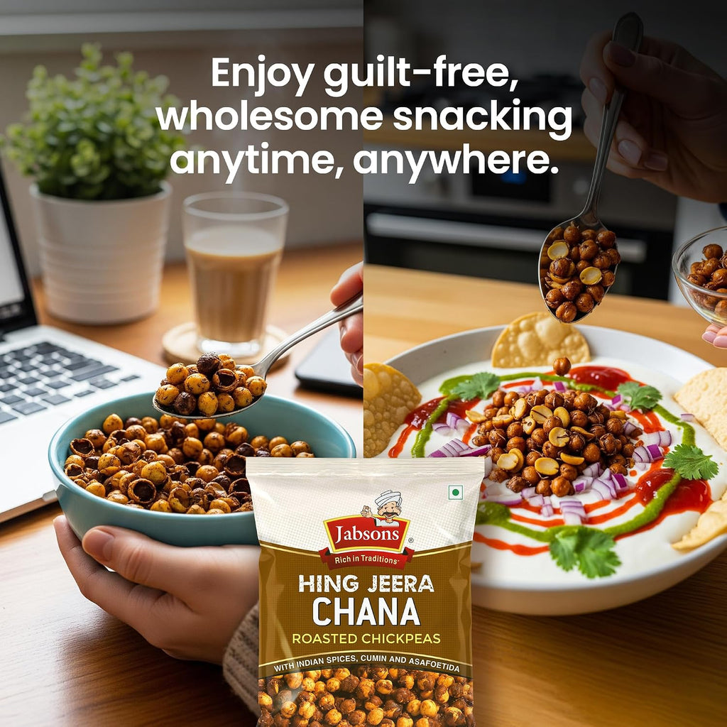 Jabsons Roasted Chana Hing Jeera | Contains Black Chana