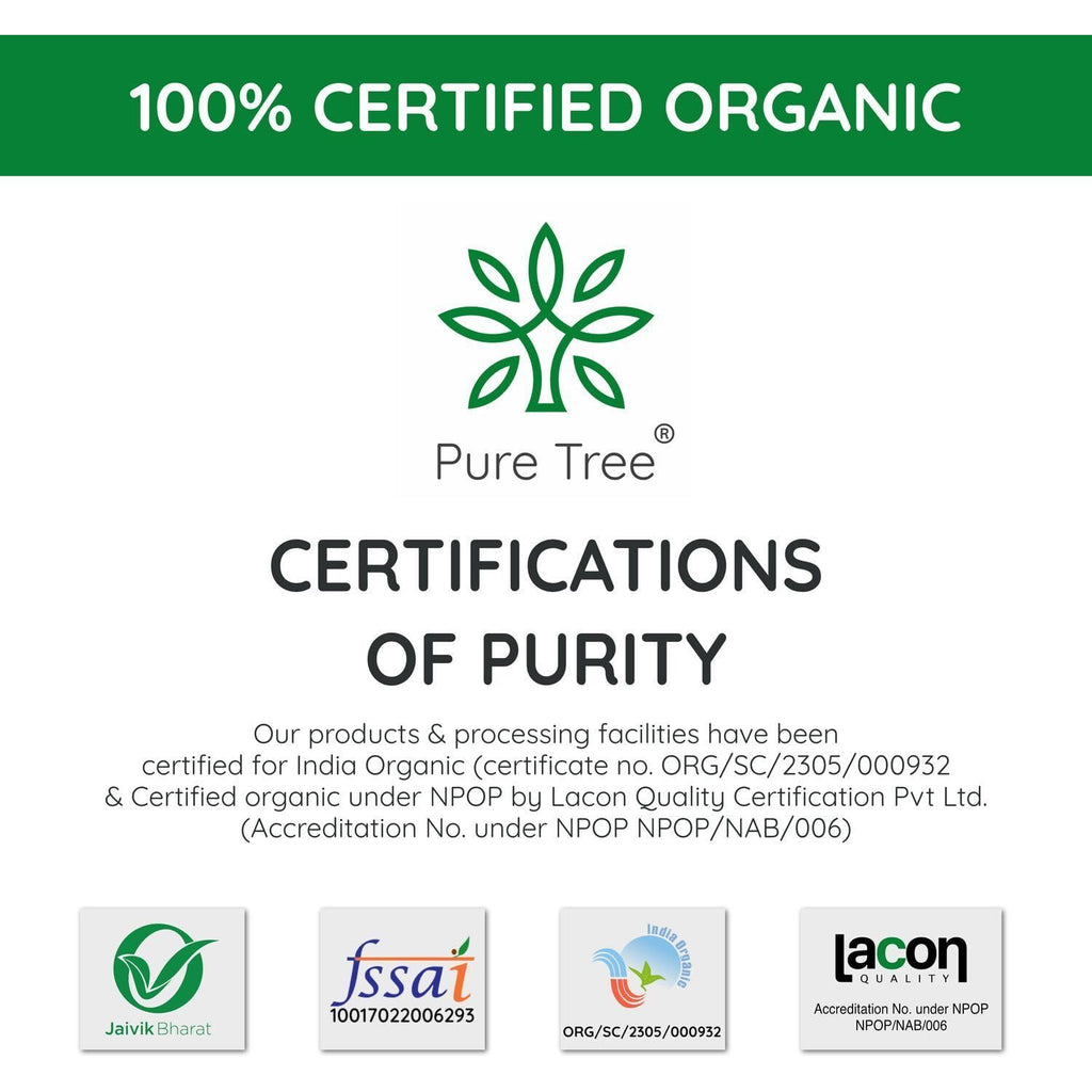 Pure Tree Certified Organic Rosted Chana Dal | 350 g