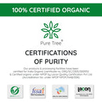 Pure Tree Certified Organic Rosted Chana Dal | 350 g