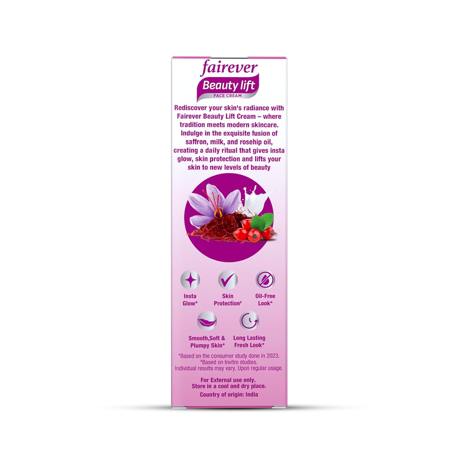 Saffron, Milk & Rosehip Oil Face Cream, 50g