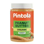 Pintola Organic Unsweetened Peanut Butter Crunchy 1kg