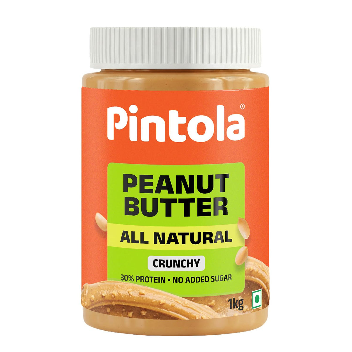 Pintola All Natural Peanut Butter Crunchy 1kg