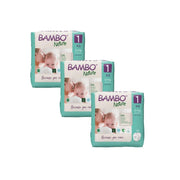 Bambo Nature Premium Baby Tape Diapers for New Born Baby XS Size (2-4 Kgs) - Super Absorbent, Breathable, Extra Soft, Dermatologically Tested, Hypoallergenic Nappies With A Wetness Indicator, 66 Count