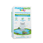 Mamaearth Moisturizing Bathing Bar For Babies - 75 g x 2 | Infused with Goat Milk, Oatmeal and Shea Butter | Gently Cleanses, Retains Moisture, Balanced at 5.5 pH