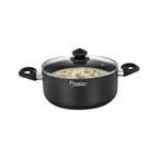 Prestige Omega Deluxe Granite Sauce Pan with Lid, 240mm