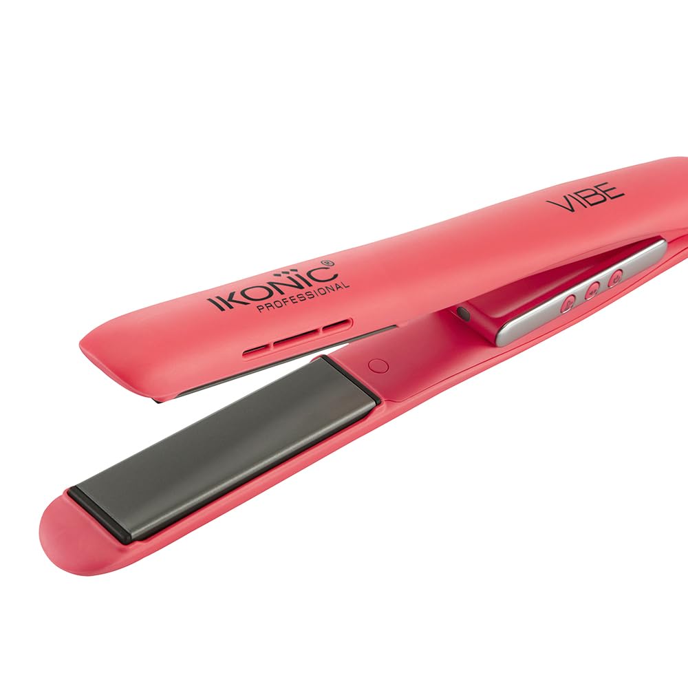Ikonic Professional Vibe Hair straightener-Peach| Straightener with AI Technology| Ceramic Floating Plates| Ionic Technology| Easy to Use