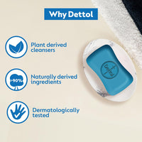 Dettol Icy Cool Bathing Soap Bar With 3x intense cooling (625gm), 125gm - Pack of 5