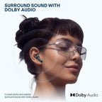 boAt 2026 Launch Airdopes Prime 800D, Surround Sound by Dolby Audio, 45H Battery, Quad Mic AI-ENx™, 11mm Drivers, ASAP™ Charge,App Support Wireless Bluetooth TWS Earbuds with mic(Black Raven)