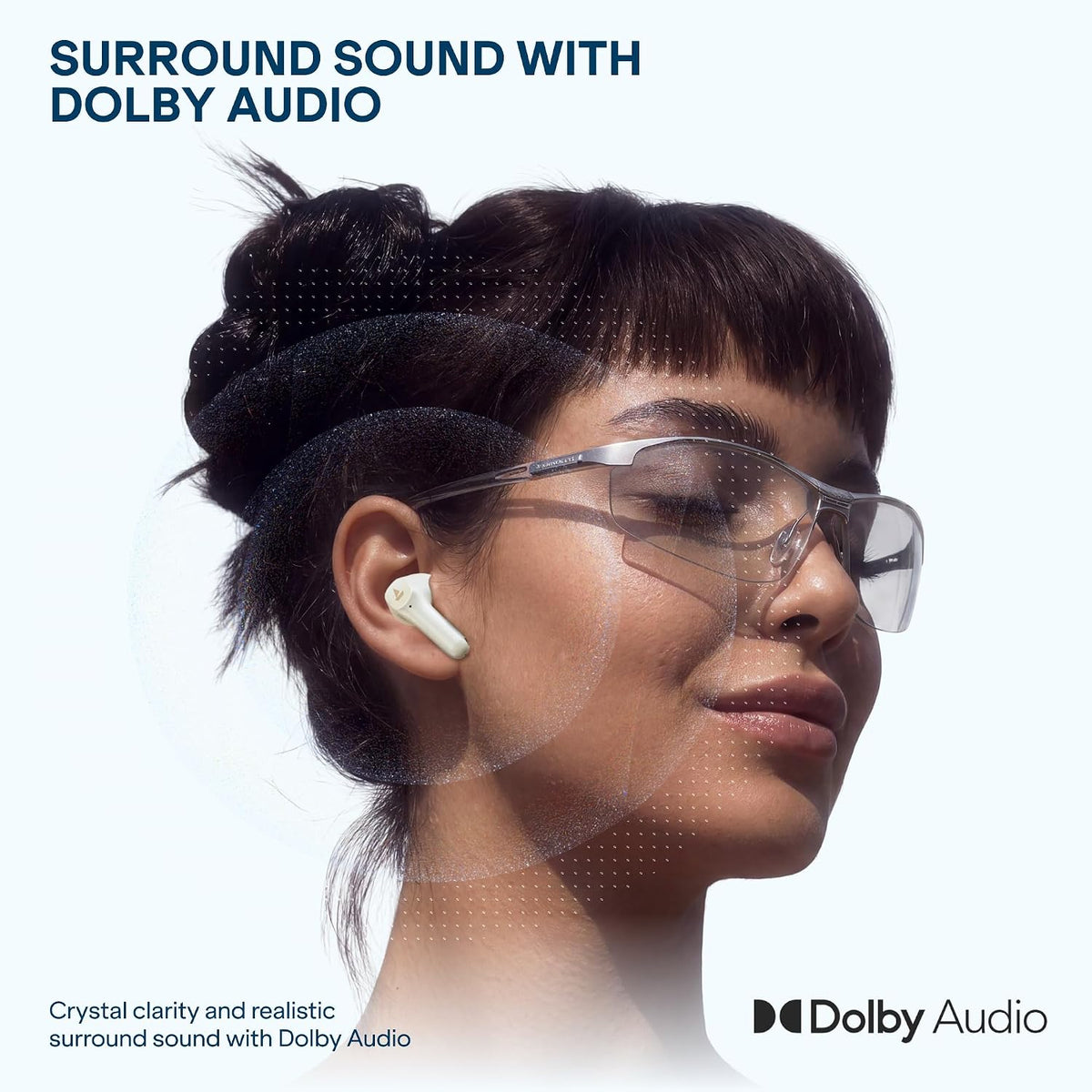 boAt 2026 Launch Airdopes Prime 800D, Surround Sound by Dolby Audio, 45H Battery, Quad Mic AI-ENx™, 11mm Drivers, ASAP™ Charge,App Support Wireless Bluetooth TWS Earbuds with mic(Swedish White)