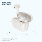 boAt 2026 Launch Airdopes Prime 800D, Surround Sound by Dolby Audio, 45H Battery, Quad Mic AI-ENx™, 11mm Drivers, ASAP™ Charge,App Support Wireless Bluetooth TWS Earbuds with mic(Swedish White)