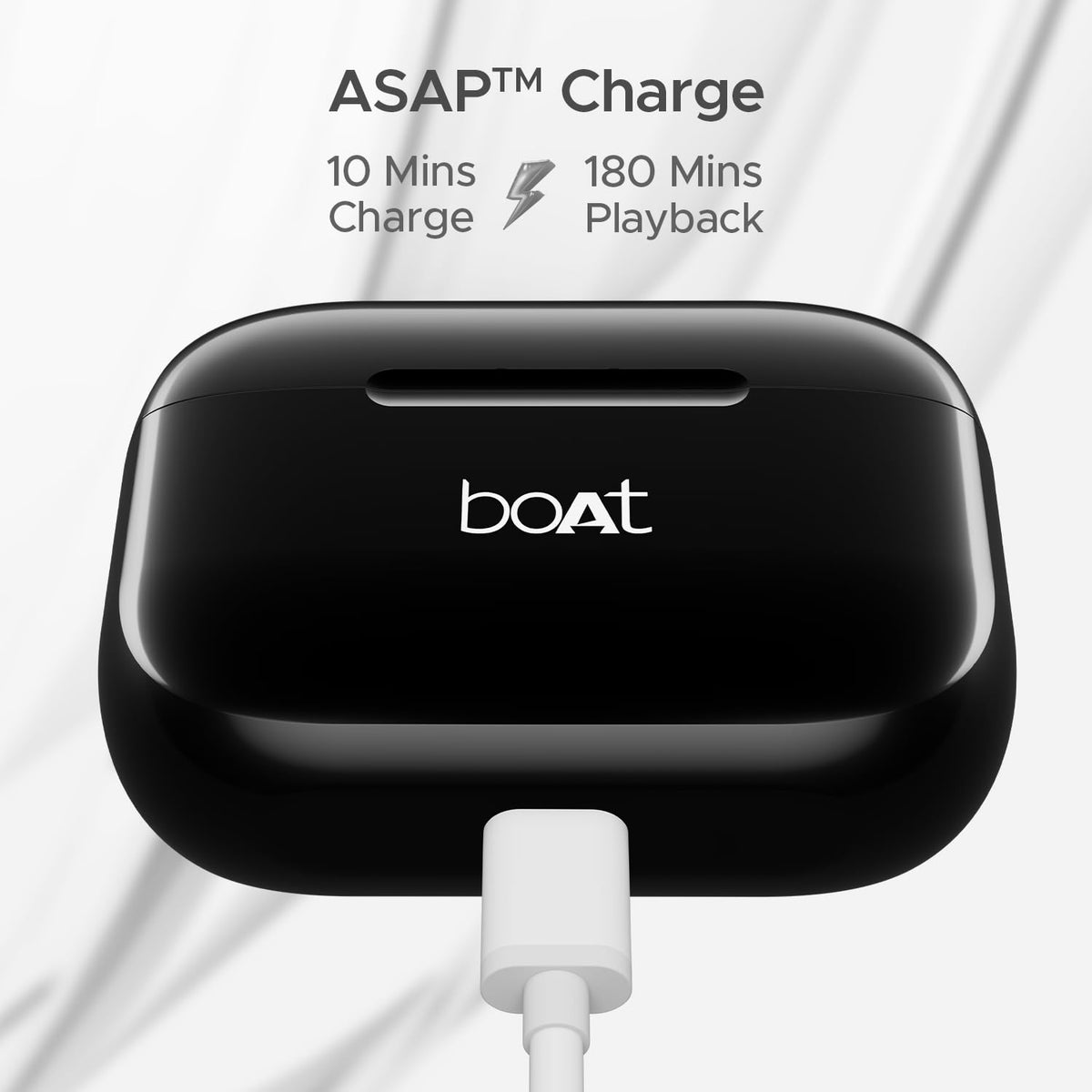 boAt Airdopes 163 in Ear Earbuds with 40 HRS Battery, Fast Charge, 13mm Drivers, IPX5, Quick Touch Response Control (Active Black)