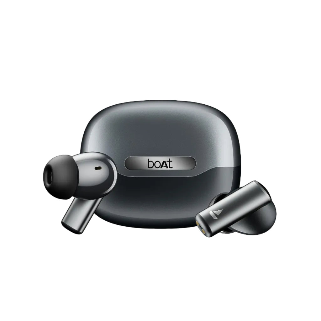 boAt Airdopes Prime 701 ANC, 46dB Hybrid ANC, 50Hr Battery, Real Spatial Audio,Multidevice Connect,App Support, Bluetooth Earbuds, TWS Ear Buds Wireless Earphones with mic (Obsidian Black)