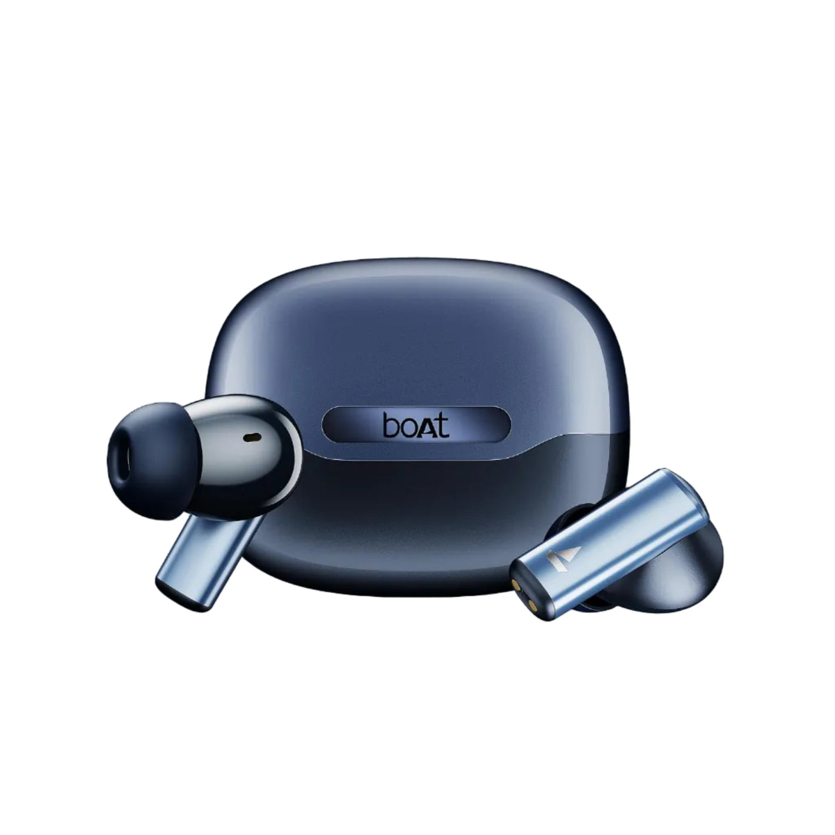 boAt Airdopes Prime 701 ANC, 46dB Hybrid ANC, 50Hr Battery, Real Spatial Audio,Multidevice Connect,App Support, Bluetooth Earbuds, TWS Ear Buds Wireless Earphones with mic (Titanium Blue)