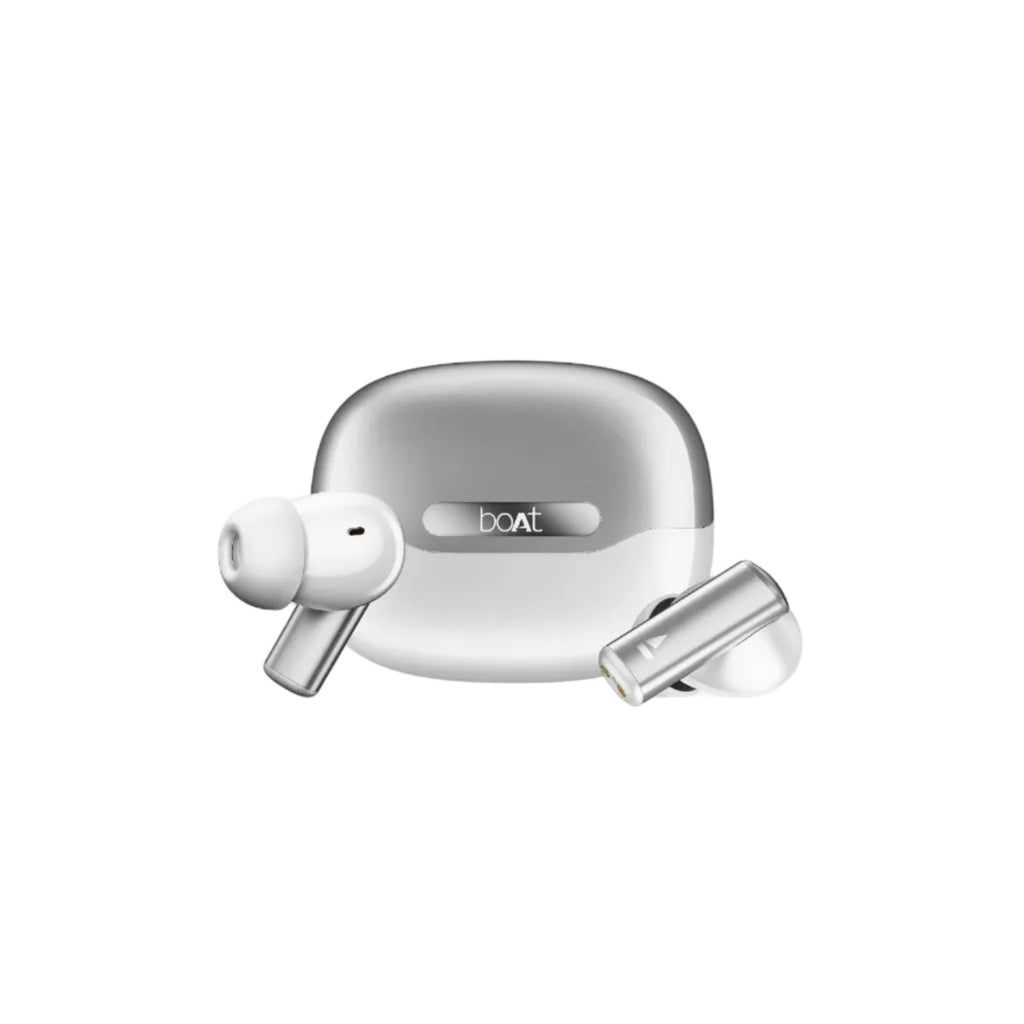 boAt Airdopes Prime 701 ANC, 46dB Hybrid ANC, 50Hr Battery, Real Spatial Audio,Multidevice Connect,App Support, Bluetooth Earbuds, TWS Ear Buds Wireless Earphones with mic (Zinc White)