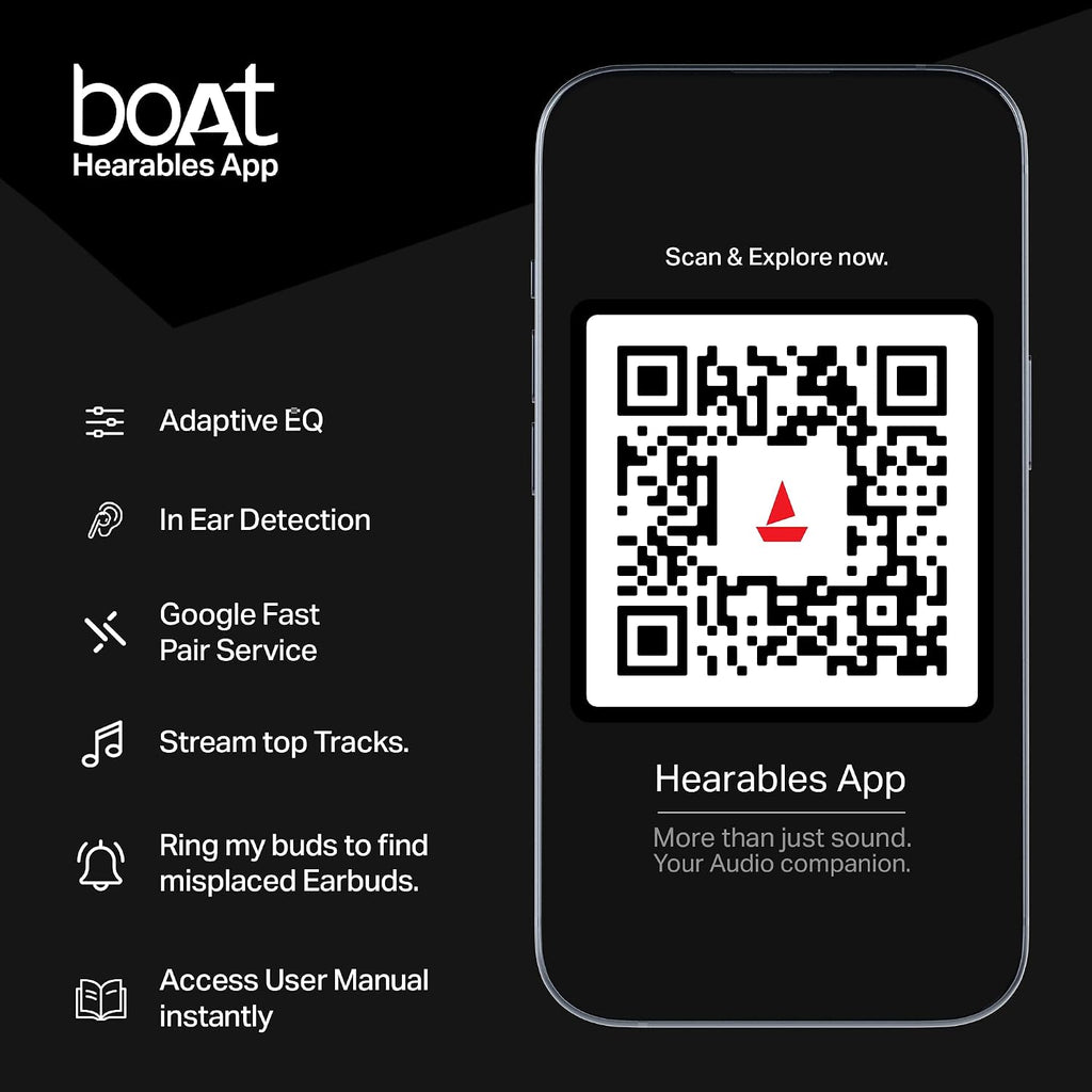 boAt Airdopes Prime 701 ANC, 46dB Hybrid ANC, 50Hr Battery, Real Spatial Audio,Multidevice Connect,App Support, Bluetooth Earbuds, TWS Ear Buds Wireless Earphones with mic (Zinc White)